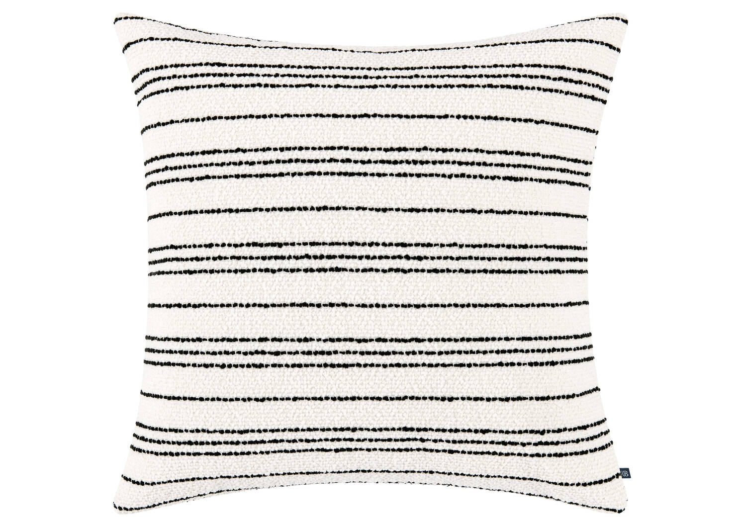 Cierra Striped Pillow 20x20 Ivory/Black
