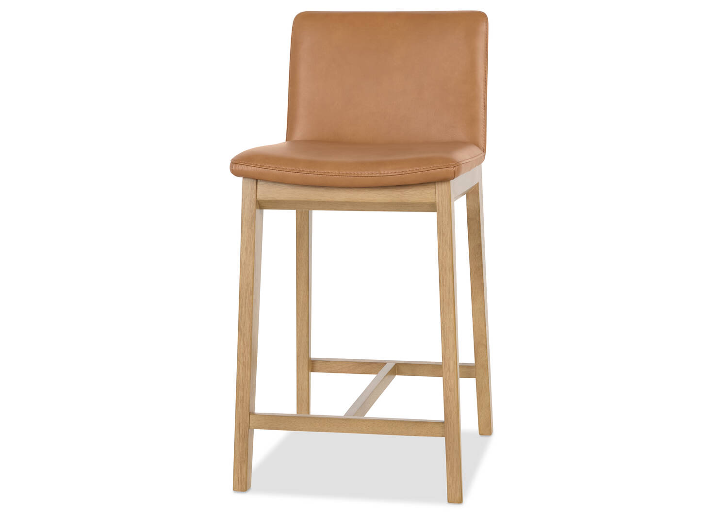 Tabouret en cuir Ciera -Olson chameau