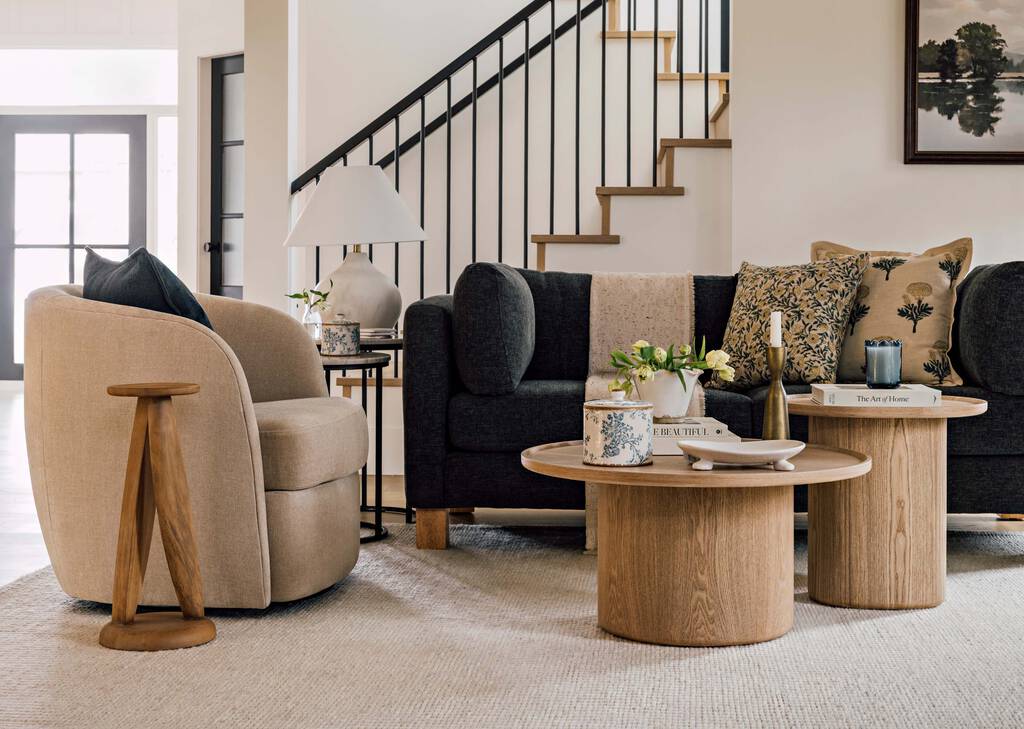 Fauteuil pivotant Viola -Nirvana ficelle