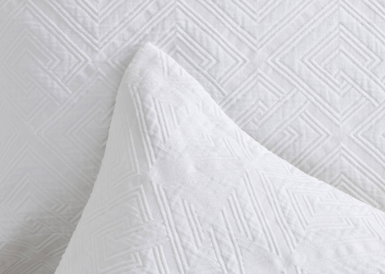 Romey Cotton Duvet Set Queen White
