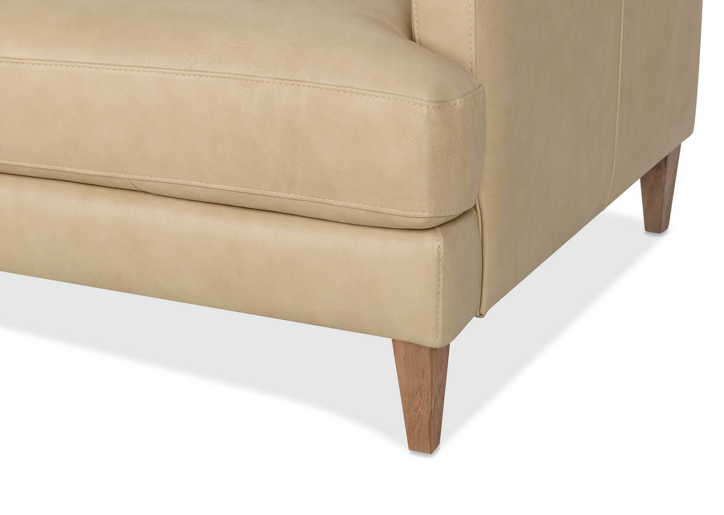 Nicolo Leather Sofa -Dutton Khaki