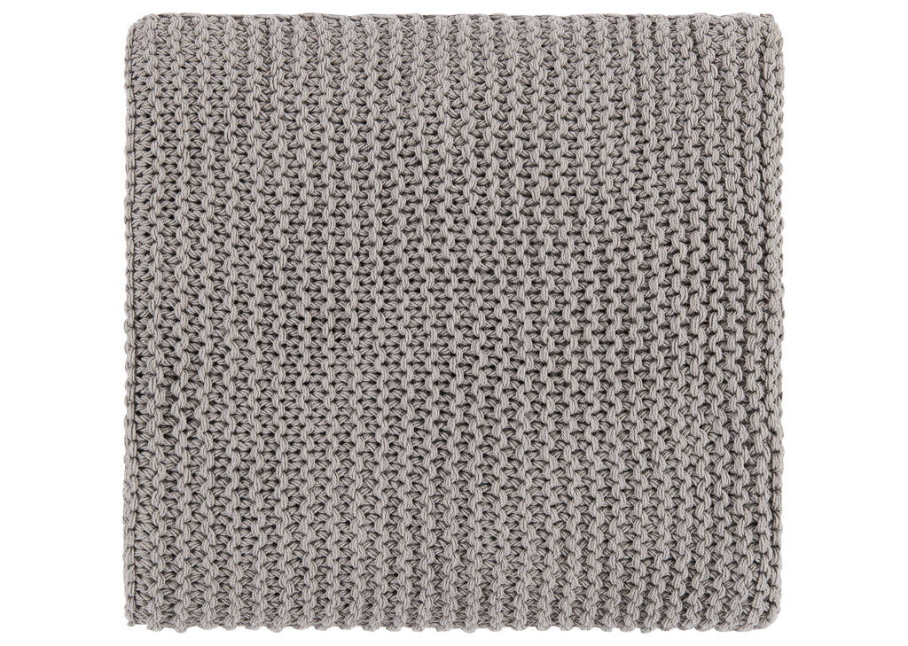 Pederson Cotton Throw Light Grey