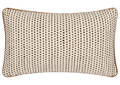 Lorah Cotton Pillow 14x24 Ivory/Brn