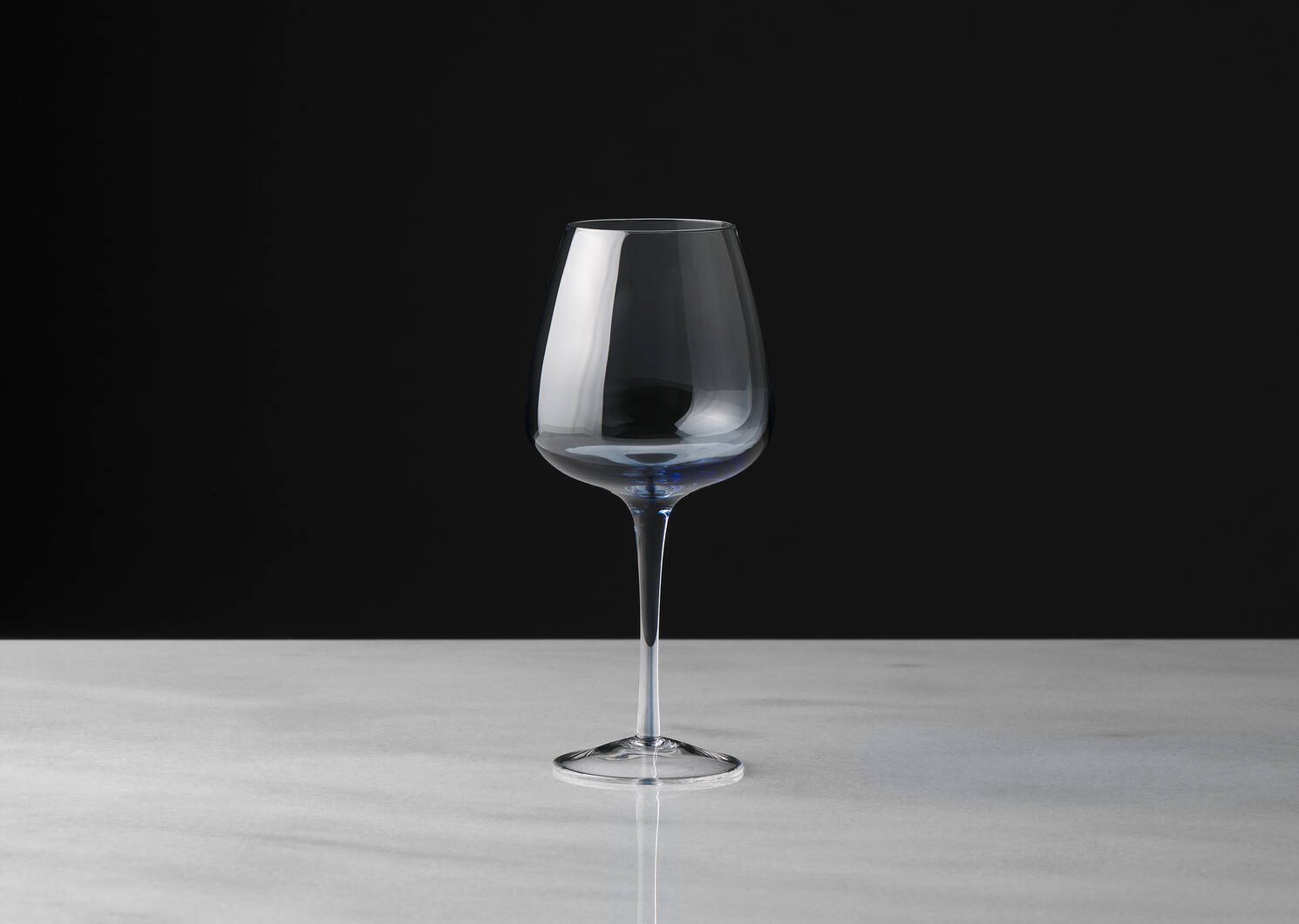 Verre à vin Maris transparent/bleu