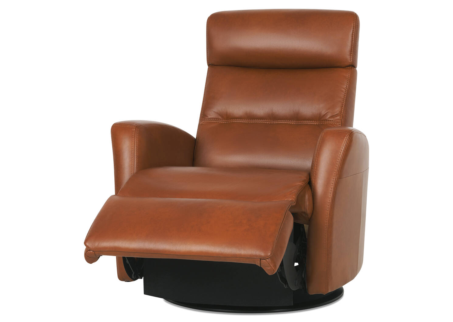 Jasper Leather Recliner -Sol Nutmeg