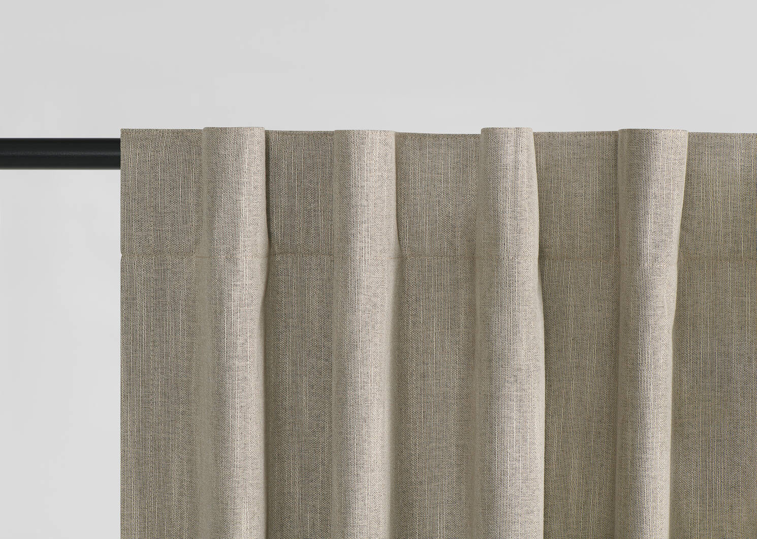 Rideau opaque Kevin 96 sable