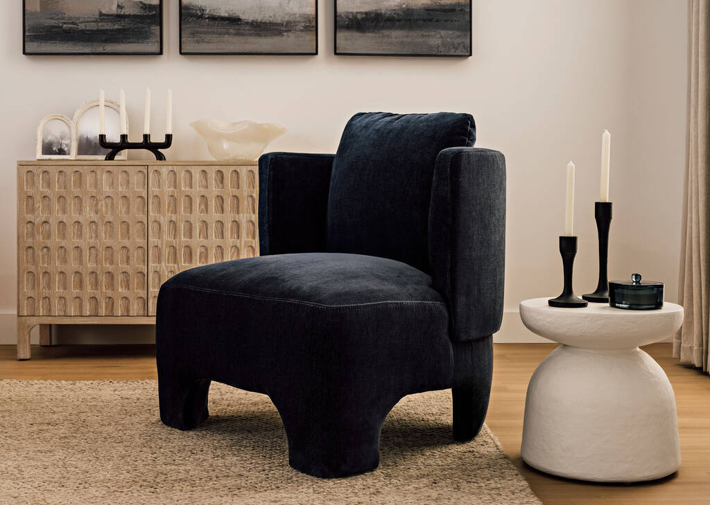 Grande bougie en pot Mimi bleue