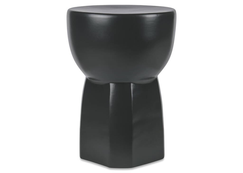 Tabouret&nbsp;de jardin Creo noir