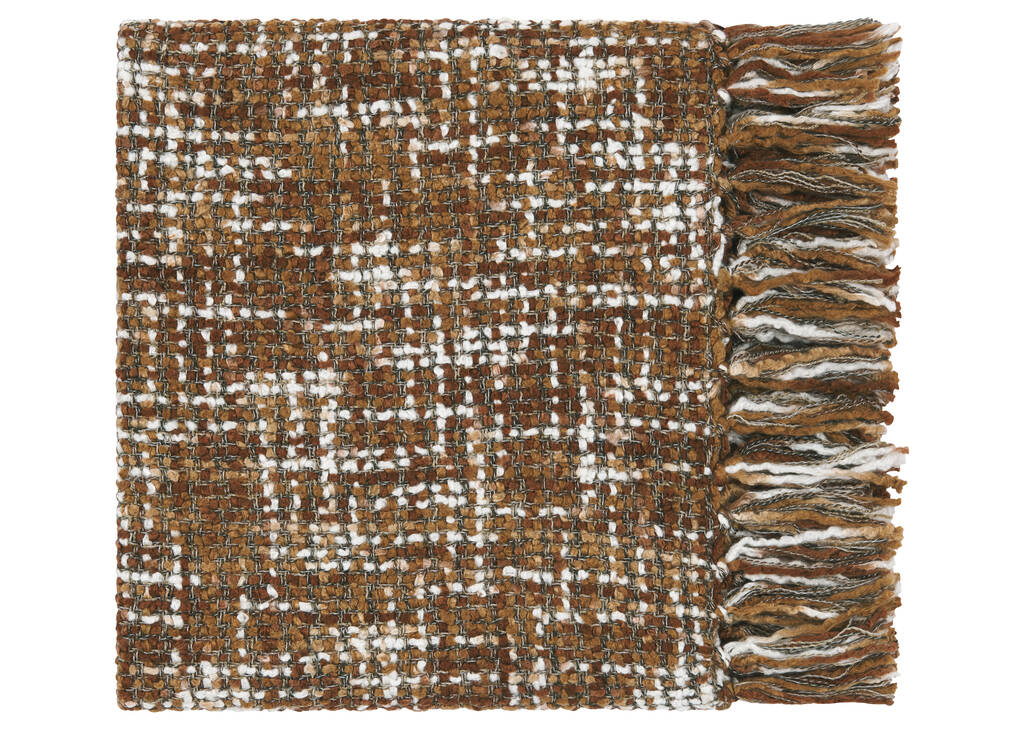 Jeté Betina ivoire/brun