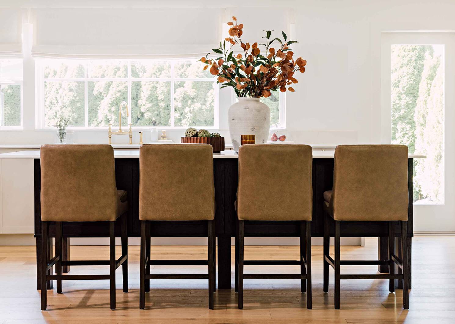 Tabouret Montana -Lakeshore marron clair