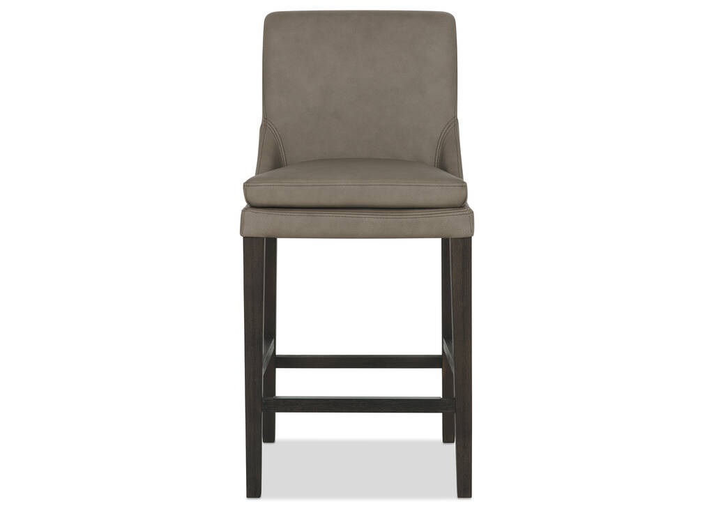 Maurizio Lthr Counter Stool -Torino Moch