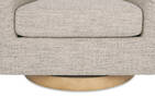 Fauteuil pivotant Caleb -Luly taupe