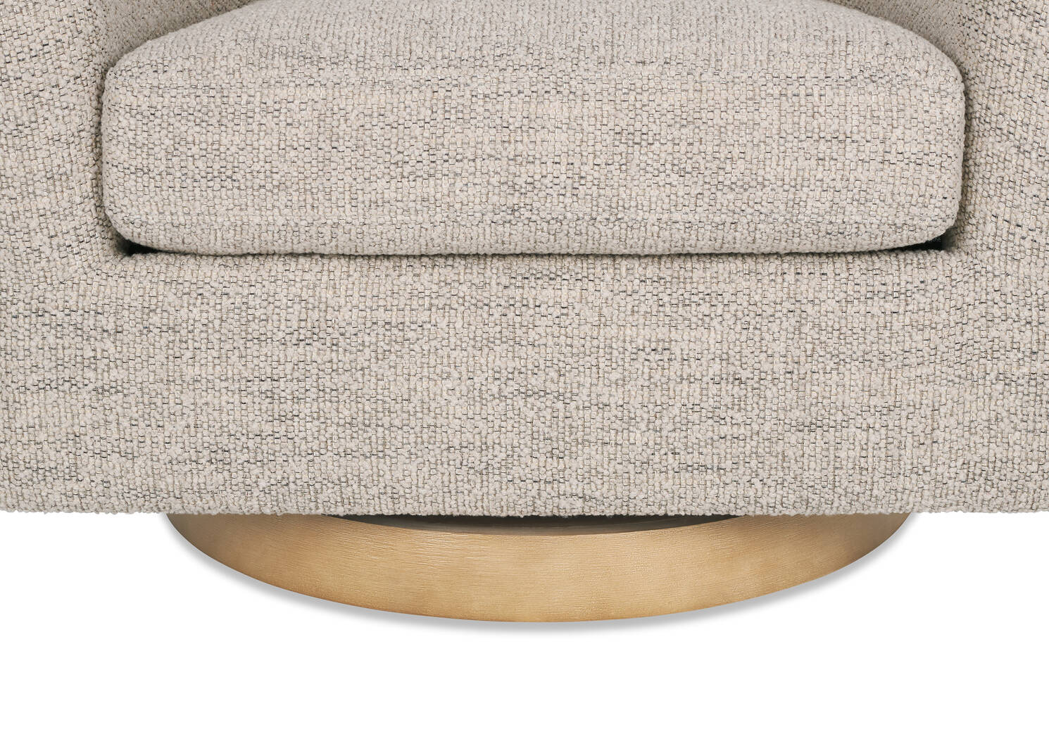 Fauteuil pivotant Caleb -Luly taupe