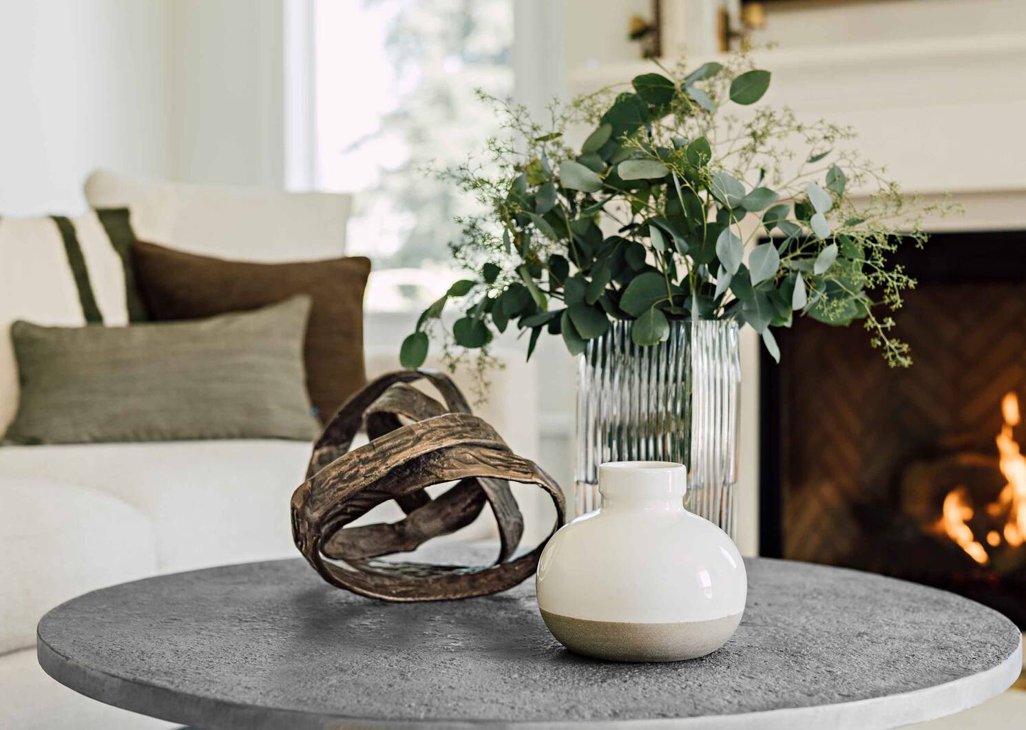 Grand vase Dora transparent