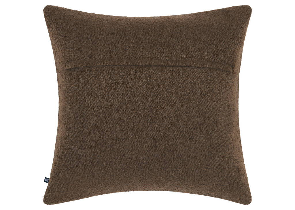 Coussin avec appliqué Cayson 20x20 brun
