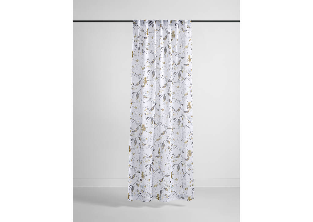 Voilage Gina 96 blanc/multi