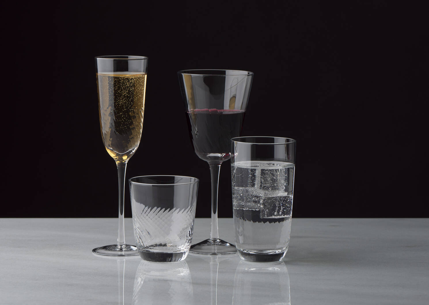 Verre long Bella transparent