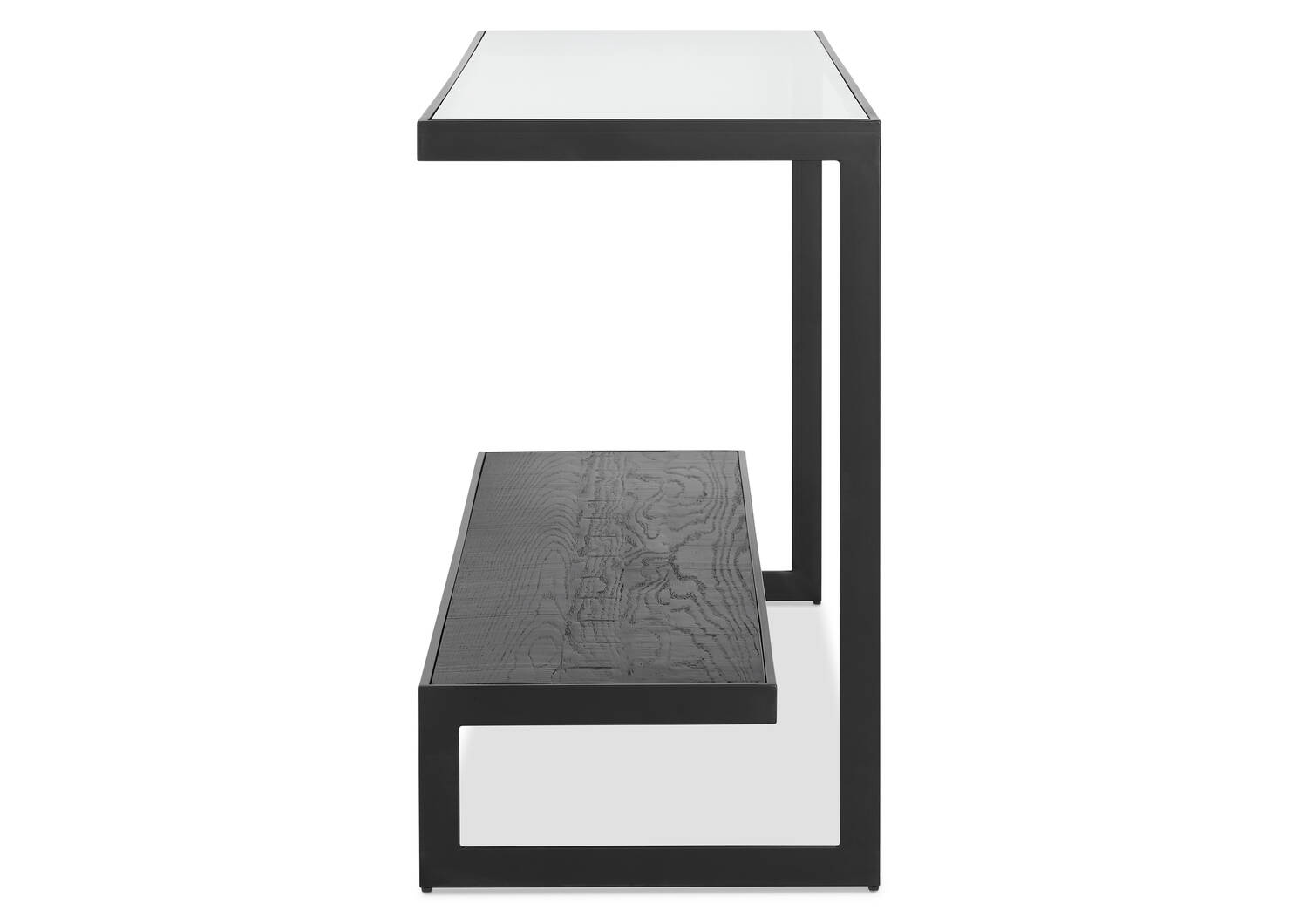 Table console Mitchell -chêne noir