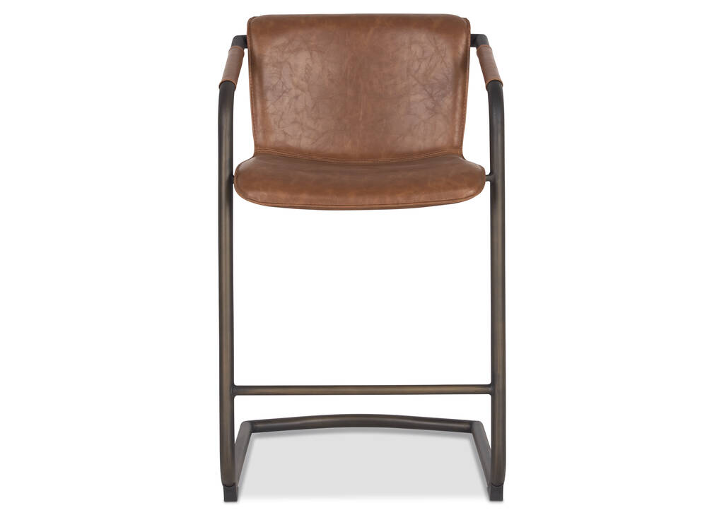 Joffre Counter Stool -Scott Cognac