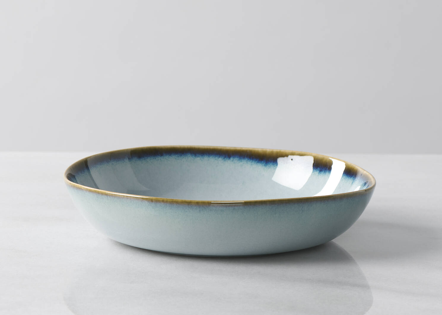 Burritts 16 piece Dish Set Lt. Blue