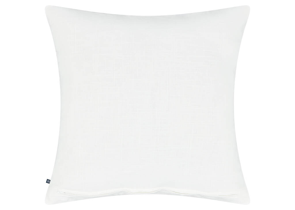 Coussin coton floral Suri 20x20 iv/rose