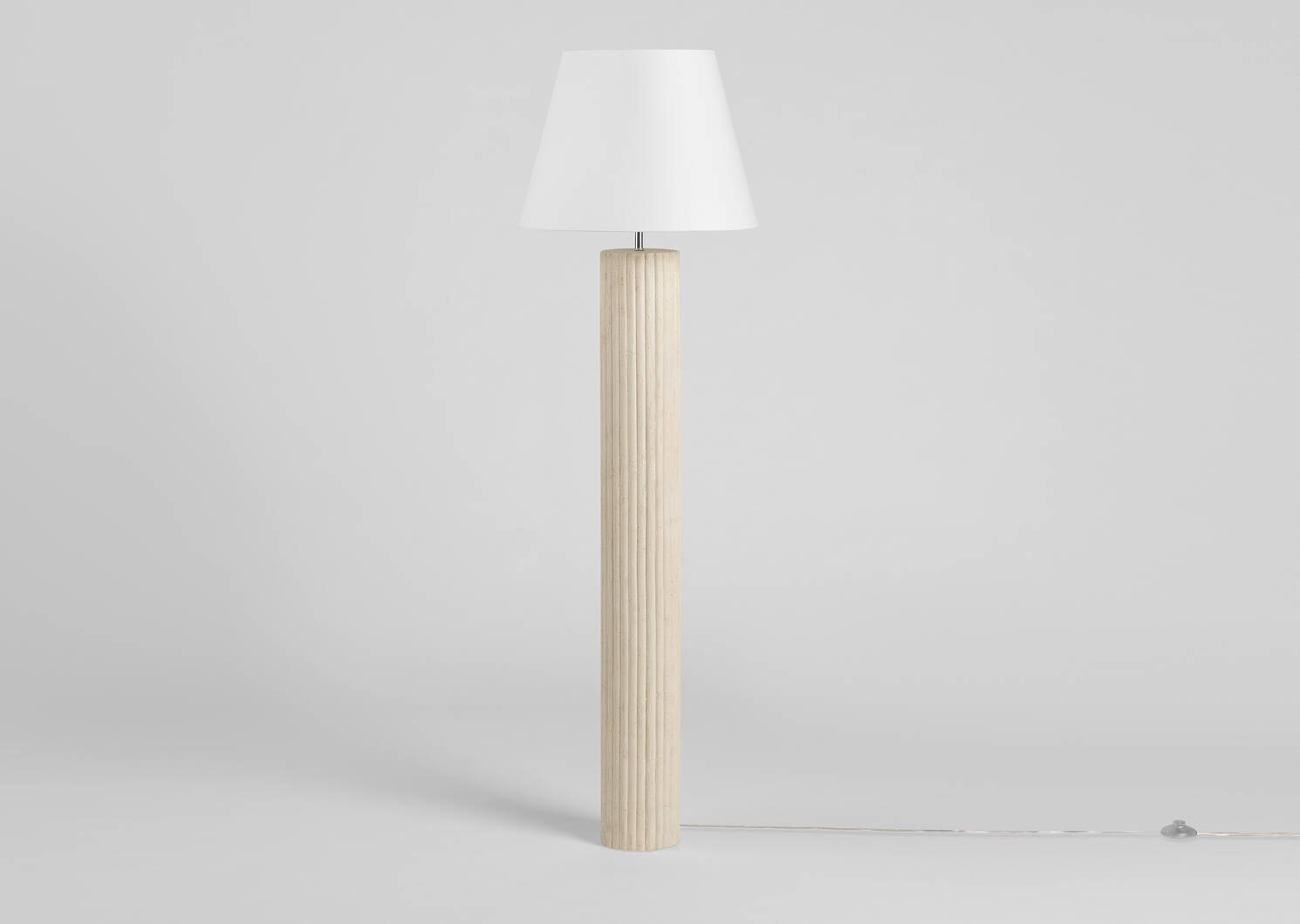 Lampe sur pied Minna ivoire