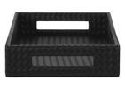 Fraser Faux Leather Tray Large Black