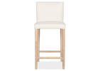 Marciona Lthr Counter Stool -Forega Wht