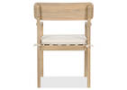 Chaise Cabrie avec coussin -naturelle