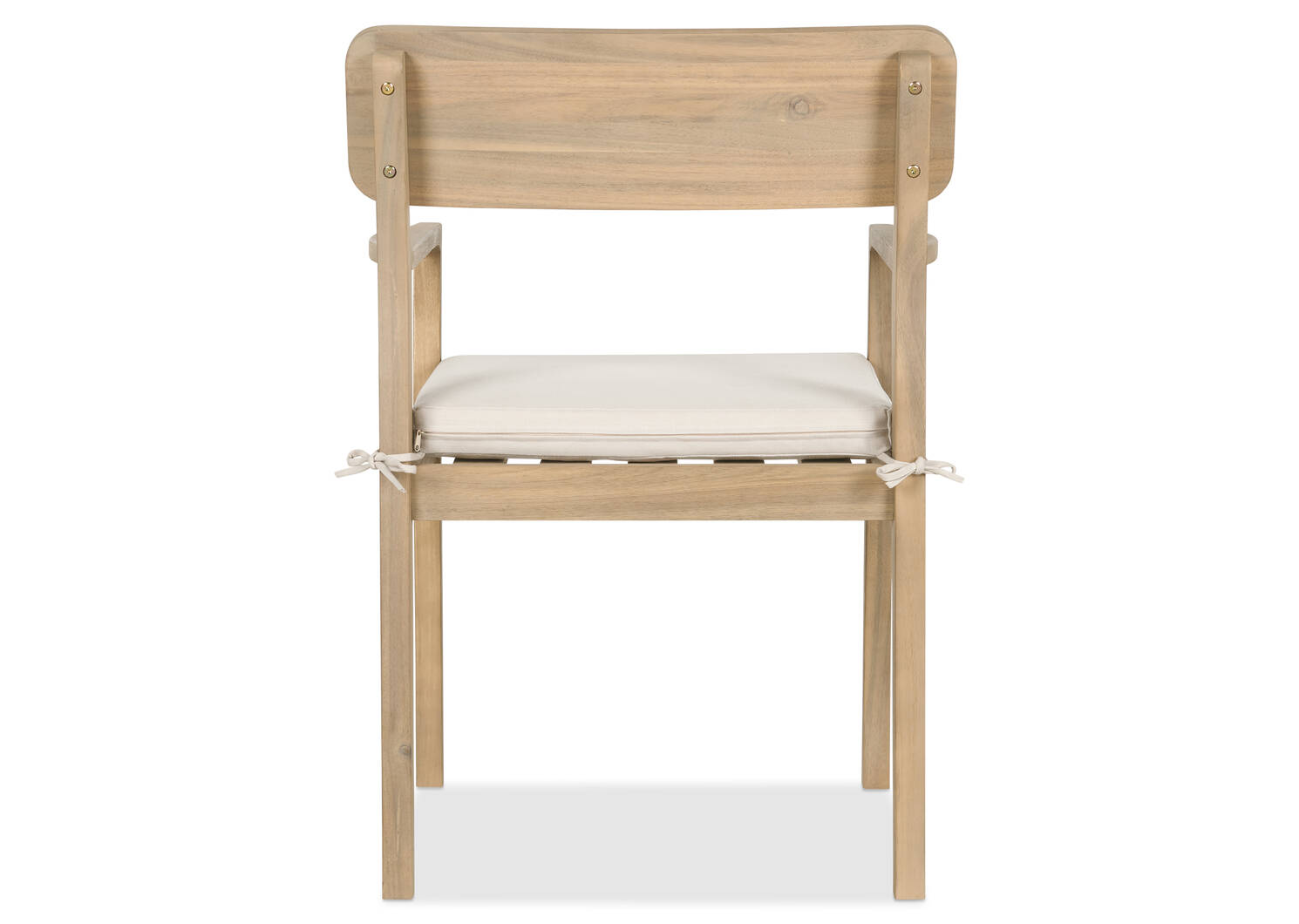 Chaise Cabrie avec coussin -naturelle