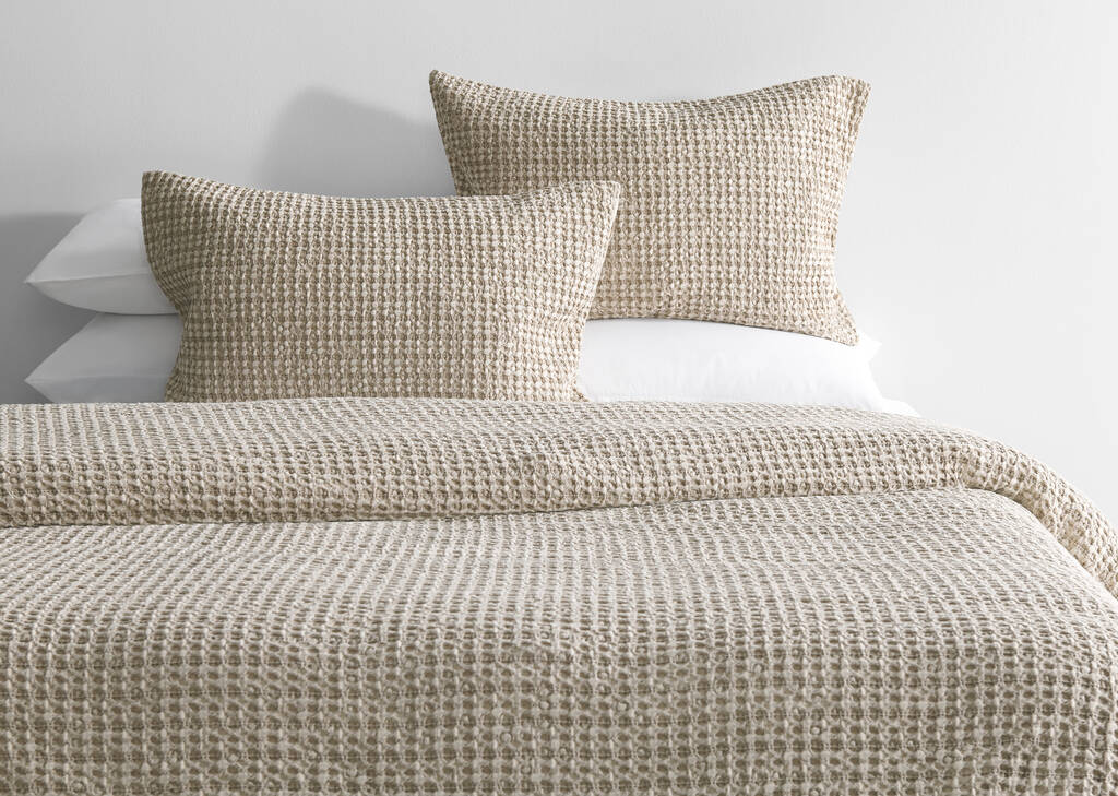 Carlin Cotton Duvet Set Queen Mushroom
