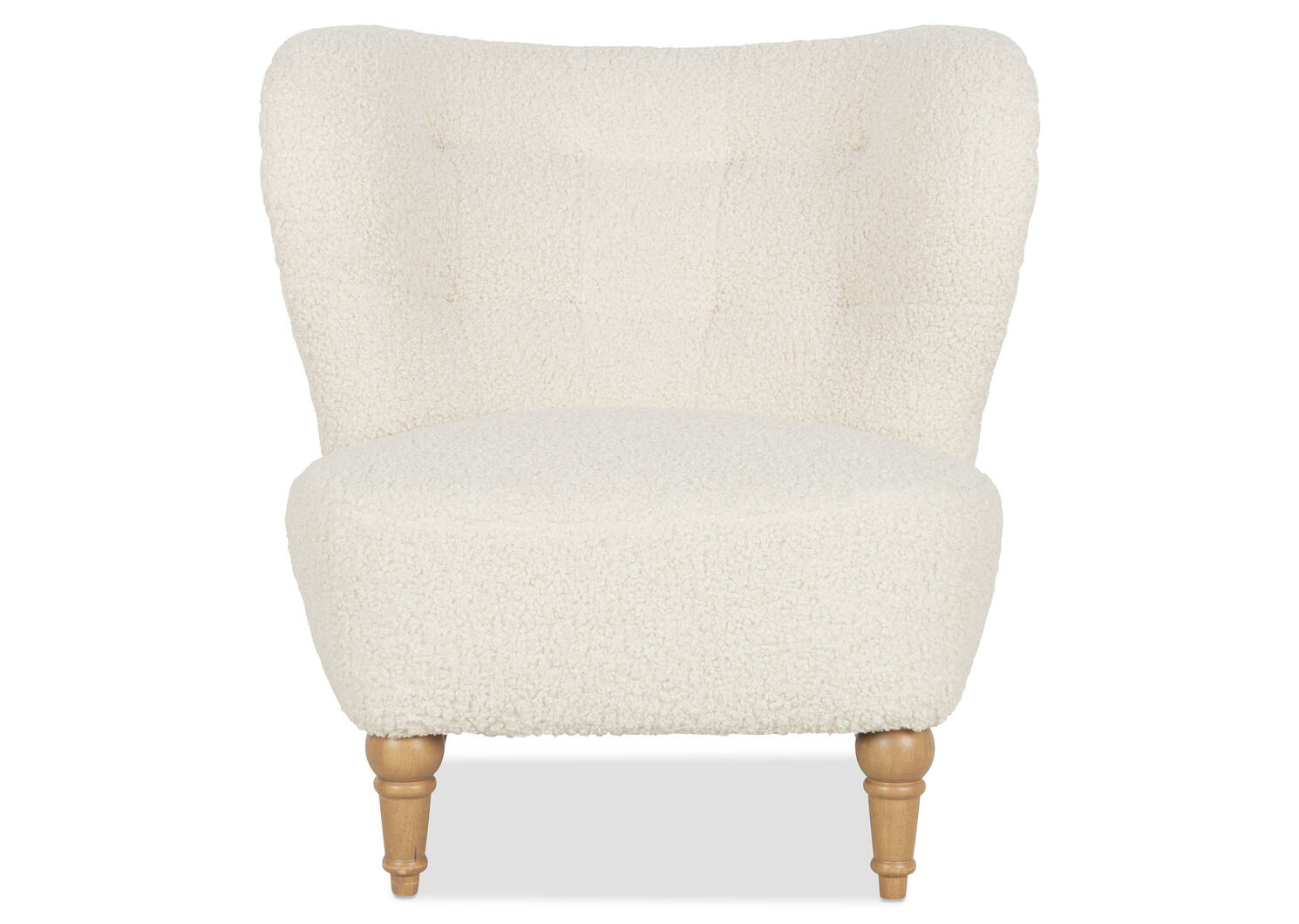 Fauteuil Emmy -Woolly ivoire