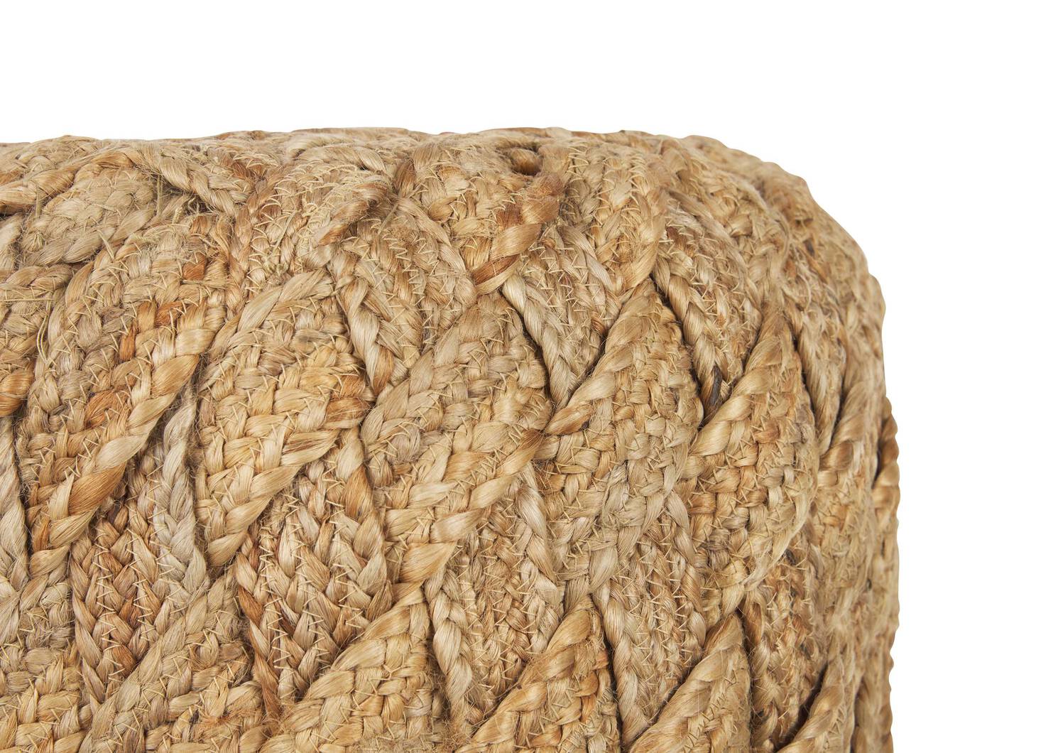 Jameson Jute Pouf Natural