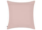 Coussin en coton Chiara 24x24 rose voilé