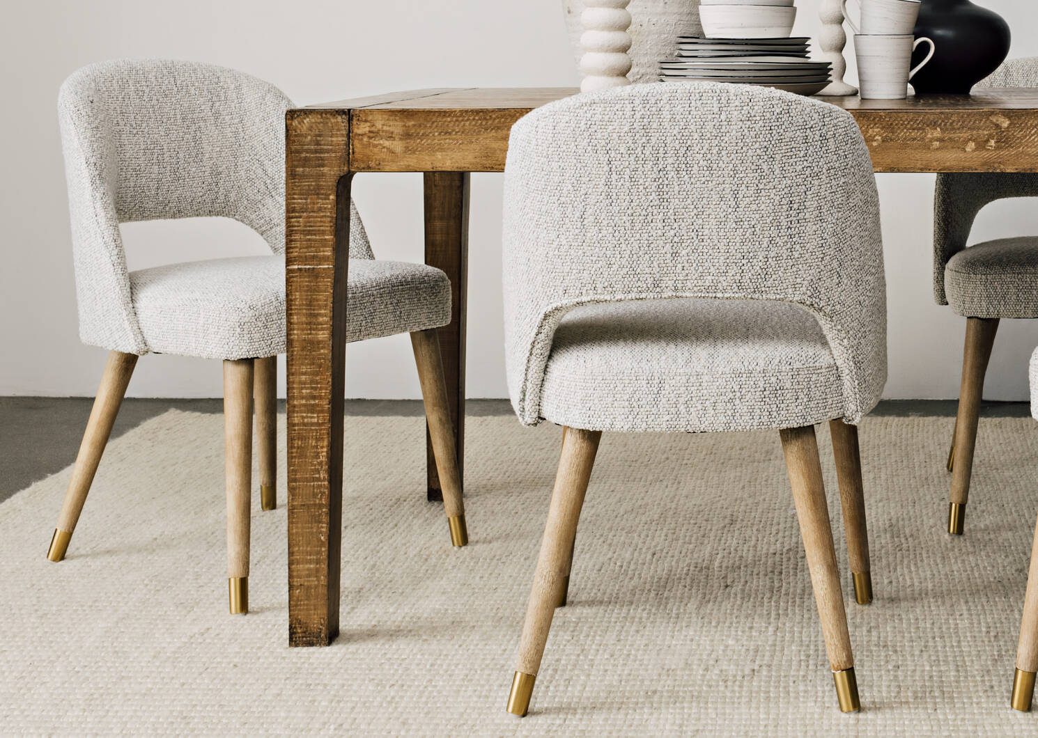 Chaise Jerusha -Luly poivre