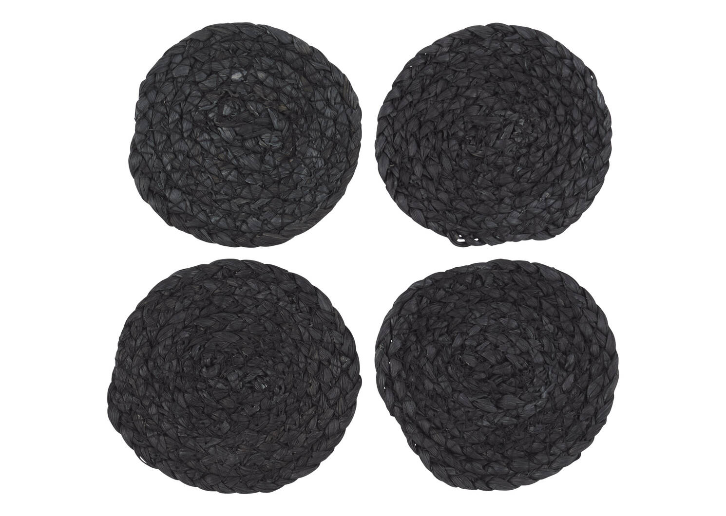 Sai Round Coaster Set Black