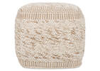 Seth Pouf Ivory/Natural