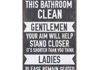Keep It Clean Wall Plaque