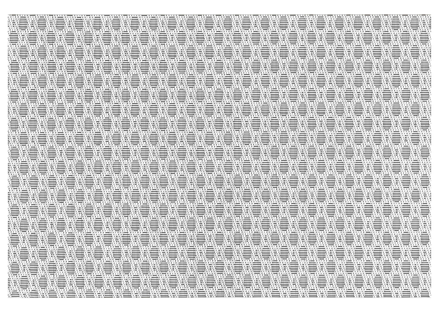 Midtown Placemat White/Black