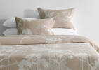 Orel Botanical Duvet Set Queen Latte