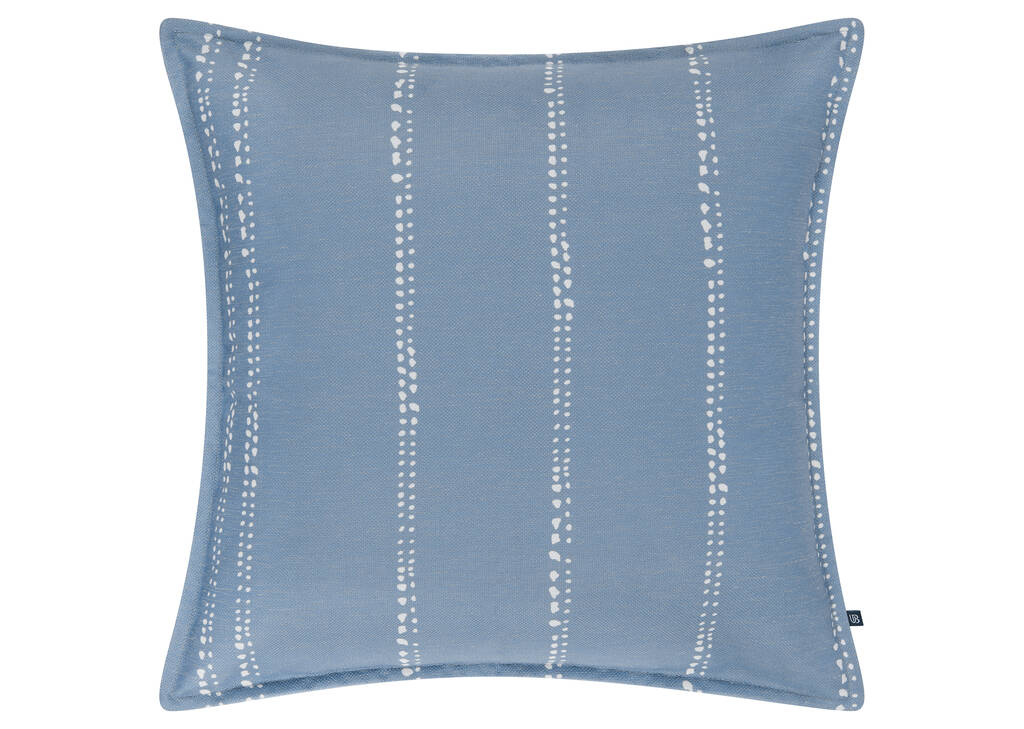 Coussin Seychelles 21x21 bleu havre