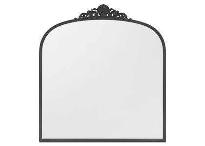 Miroir de cheminée Abigail noir