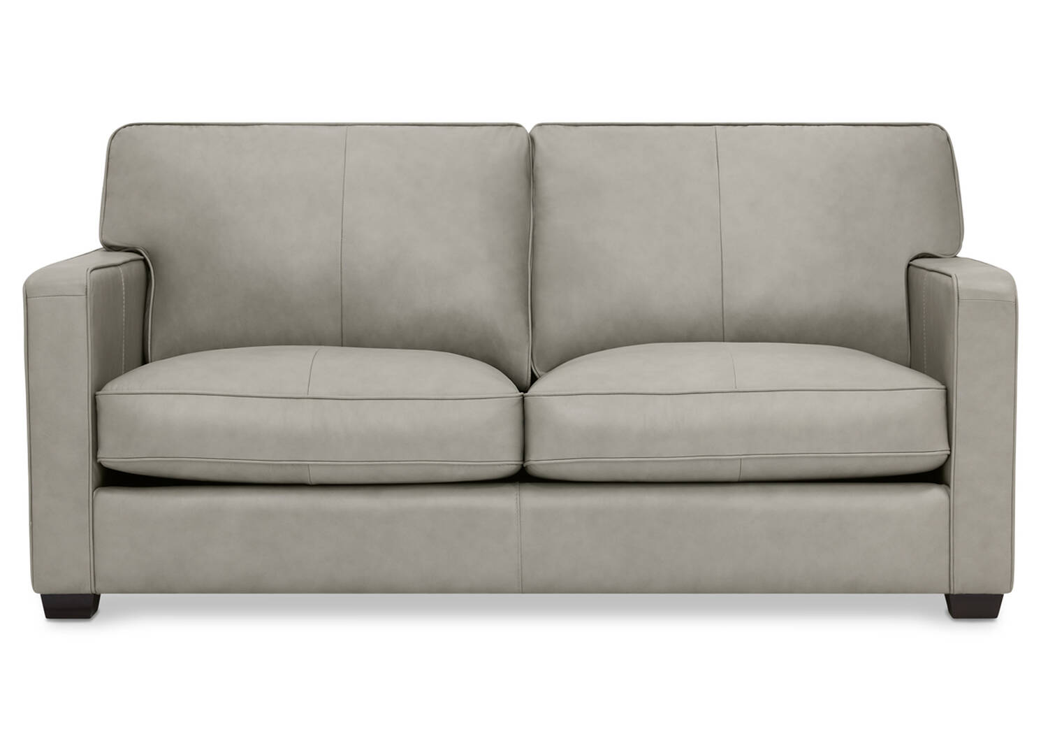 Burke Custom Leather Loveseat