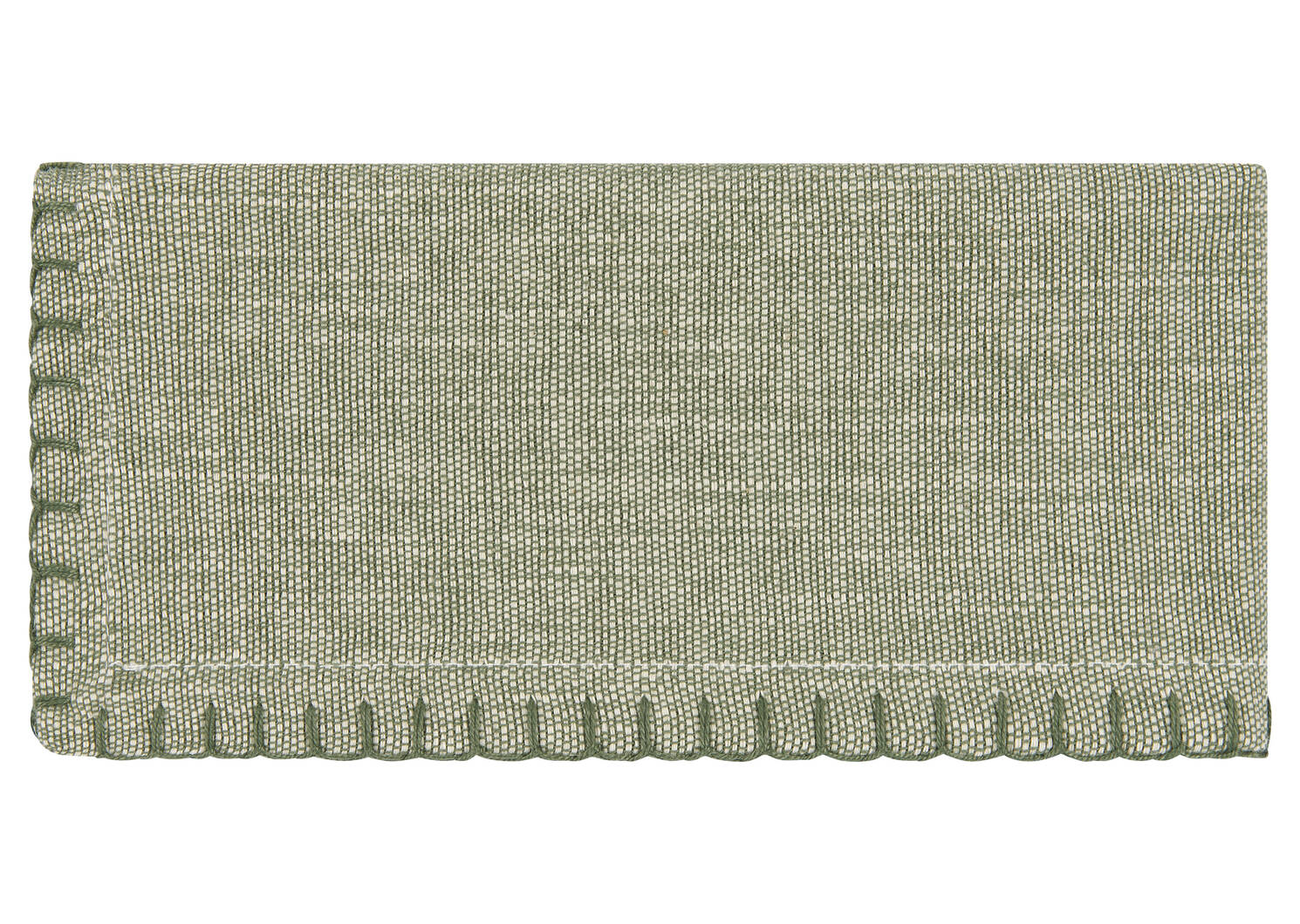 Ensemble de 6 serviettes Aria vert