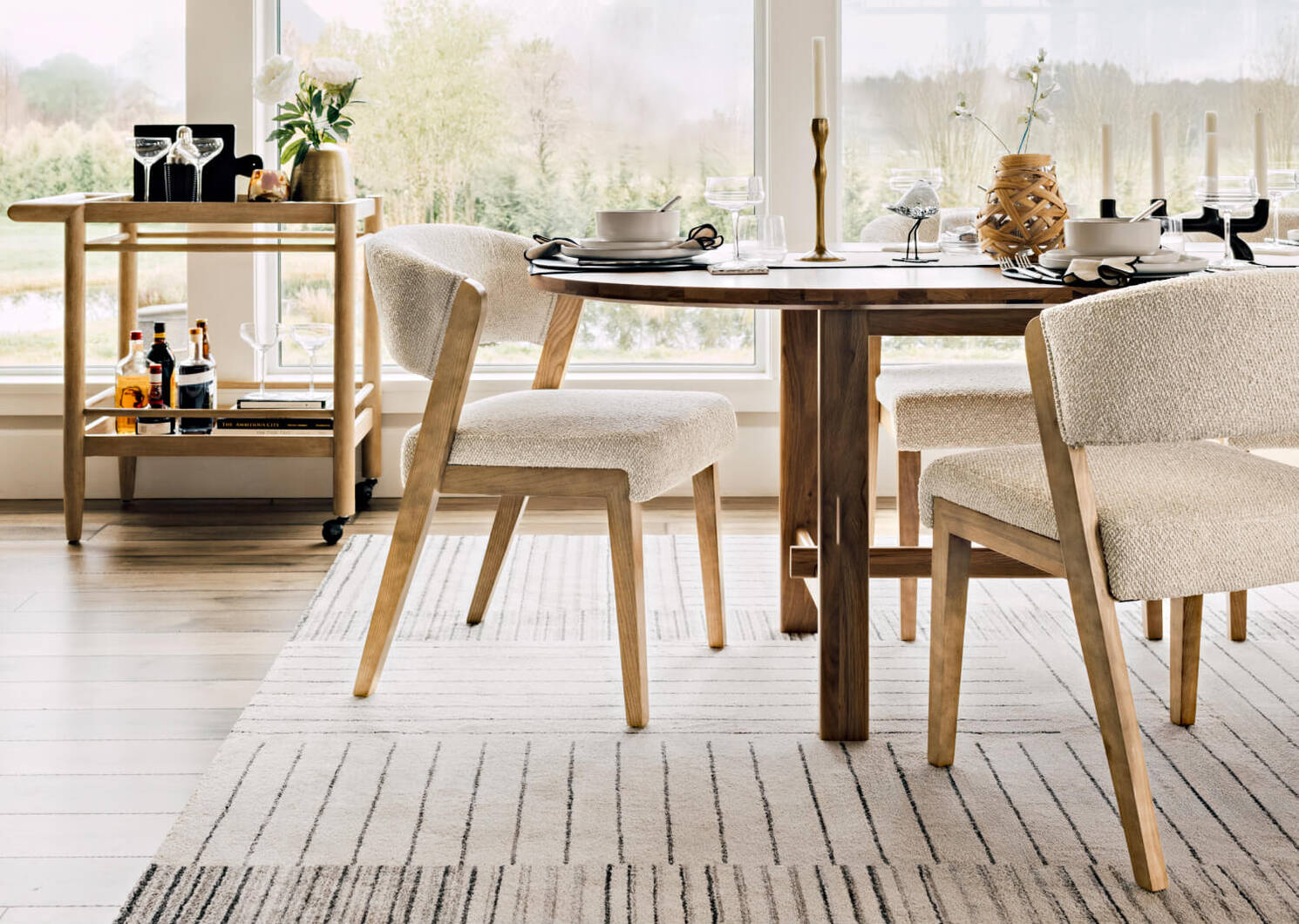 Willaby Dining Chair -Gower Linen