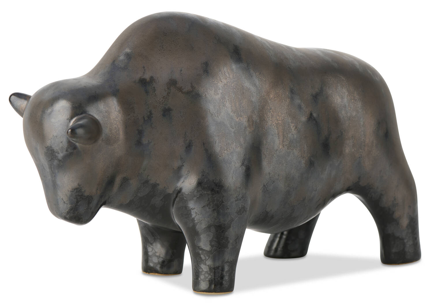 Clyde Bison Decor Grey