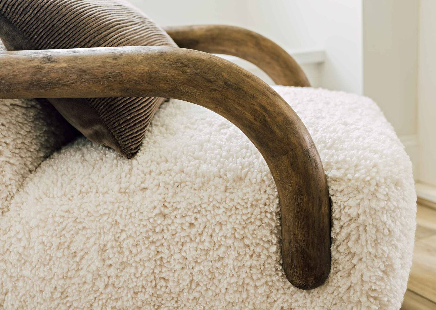 Fauteuil Gloria -Burke naturel