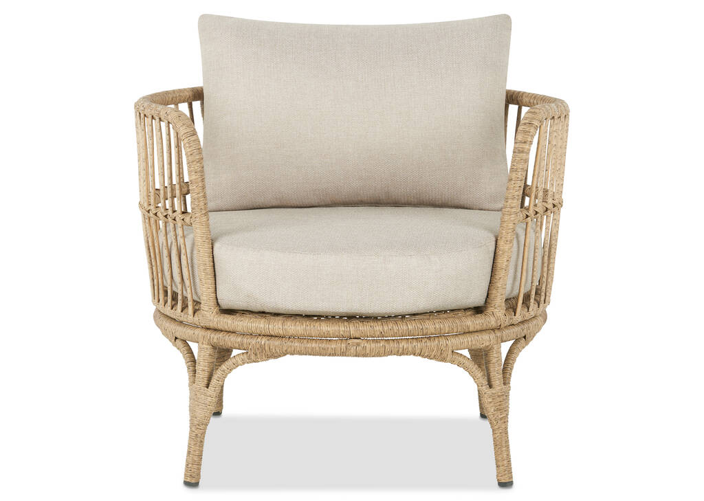 Millie Outdoor Armchair -Natural/Flax