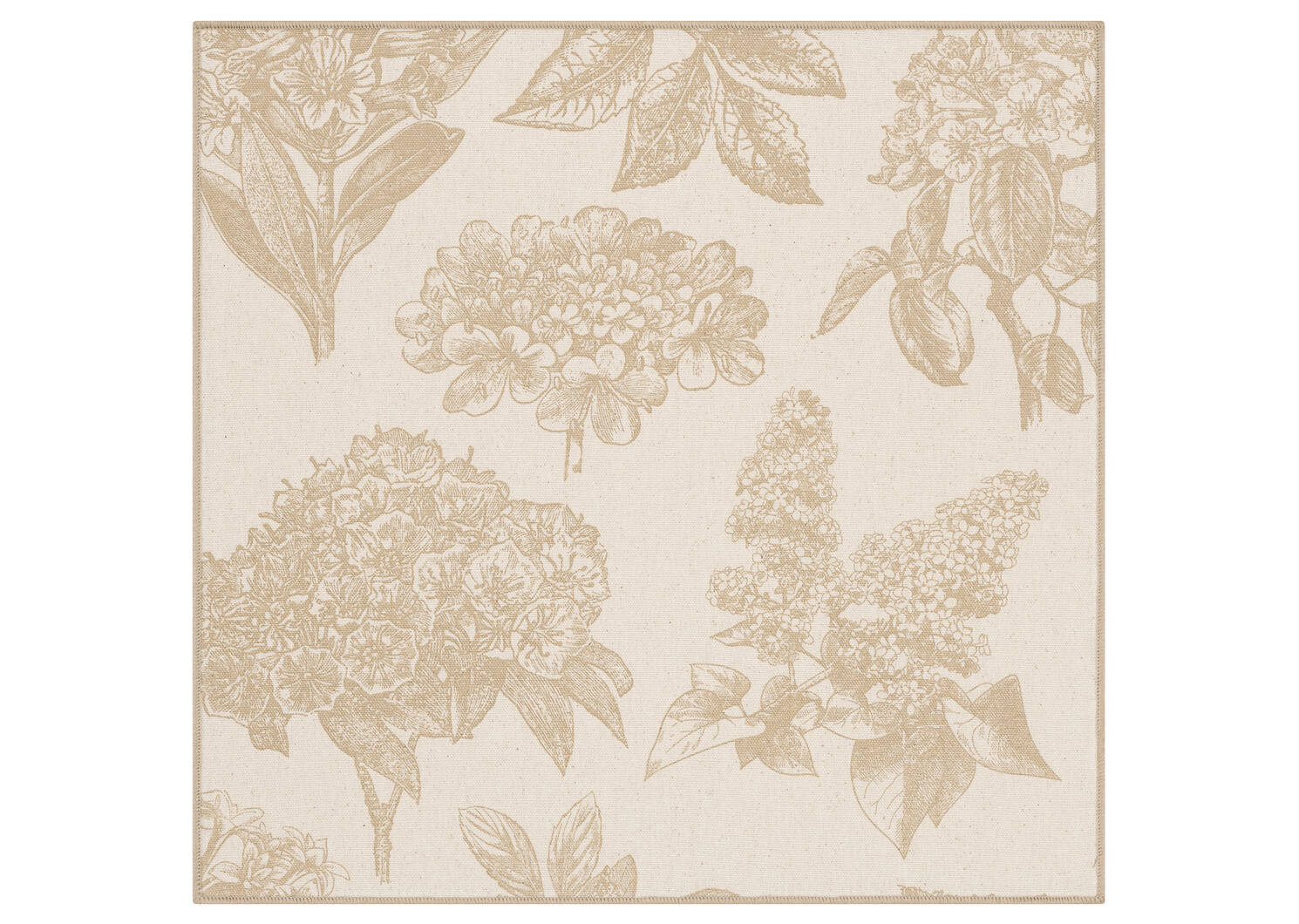 Hydrangea Napkin Set of 6 Natural/Sand