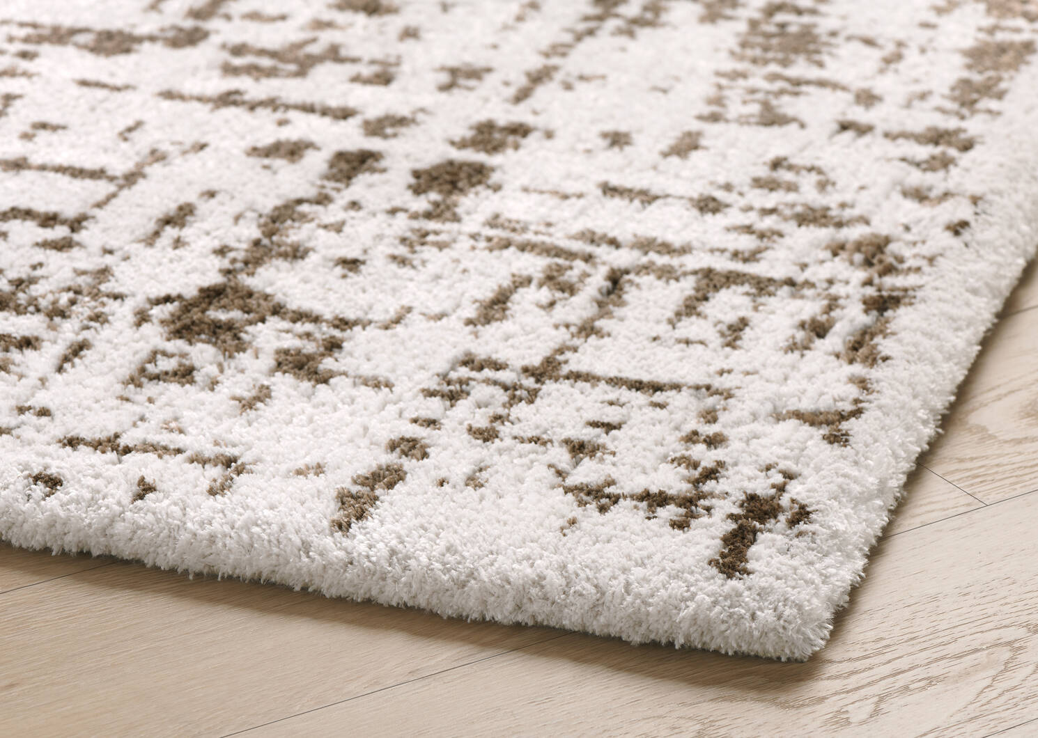 Tapis Hansel 63x90 ivoire/brun